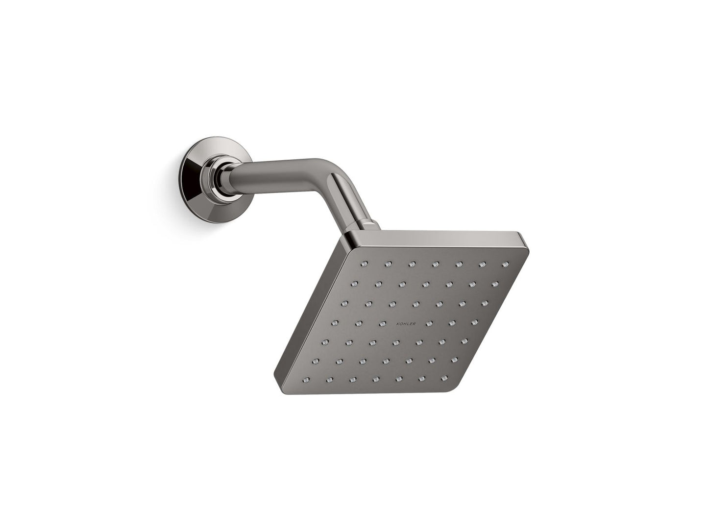 KOHLER K-24805-TT Parallel Single-Function Showerhead, 2.5 Gpm In Vibrant Titanium