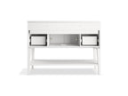 KOHLER K-33580-ASB-1WX Winnow 48" Bathroom Vanity Cabinet With Sink And Quartz Top - Slate Grey