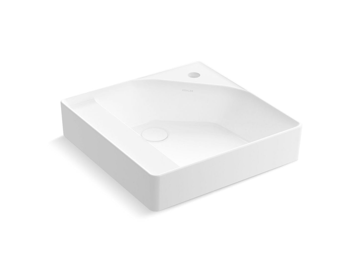 KOHLER K-31551-0 Spacity 18" Vitreous China Vanity Top With Integrated Rectangular Sink In White