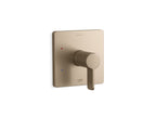 KOHLER K-TS23501-4-BV Parallel Rite-Temp Shower Valve Trim - Vibrant Brushed Bronze