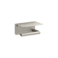 KOHLER K-29221-BN Kumin Covered Horizontal Toilet Paper Holder In Vibrant Brushed Nickel