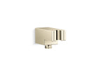KOHLER K-26310-AF Statement Wall-Mount Handshower Holder With Supply Elbow And Check Valve - Vibrant French Gold