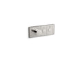 KOHLER K-26346-9-TT Anthem Two-Outlet Recessed Mechanical Thermostatic Valve Control - Vibrant Titanium