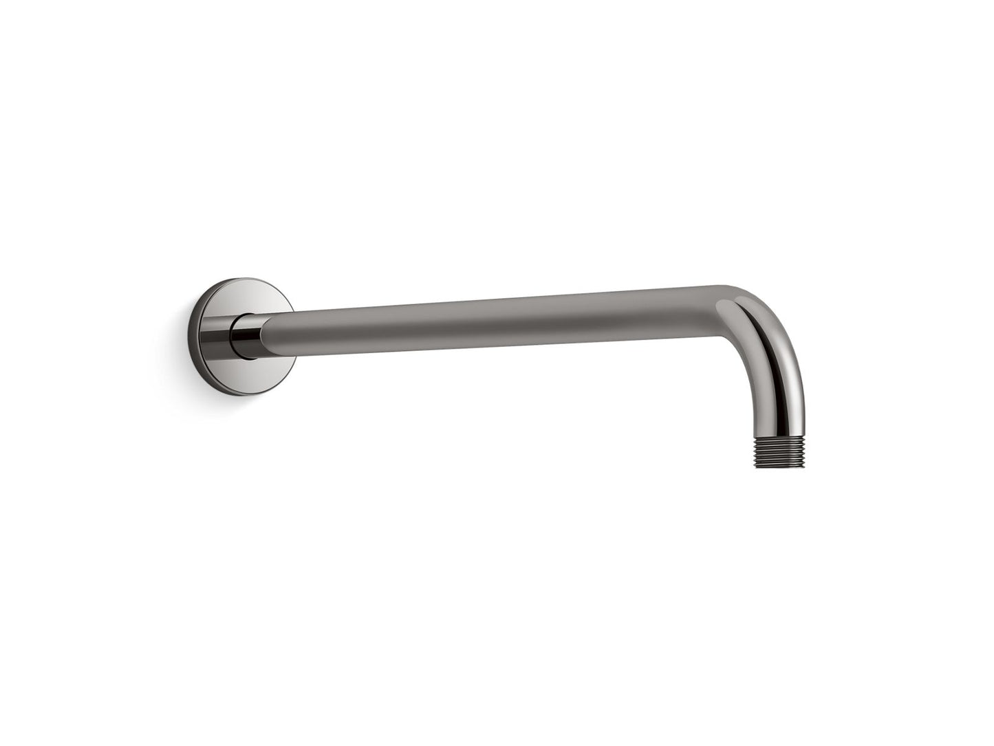 KOHLER K-26307-TT Statement 19" Wall-Mount Single-Function Rainhead Arm And Flange In Vibrant Titanium