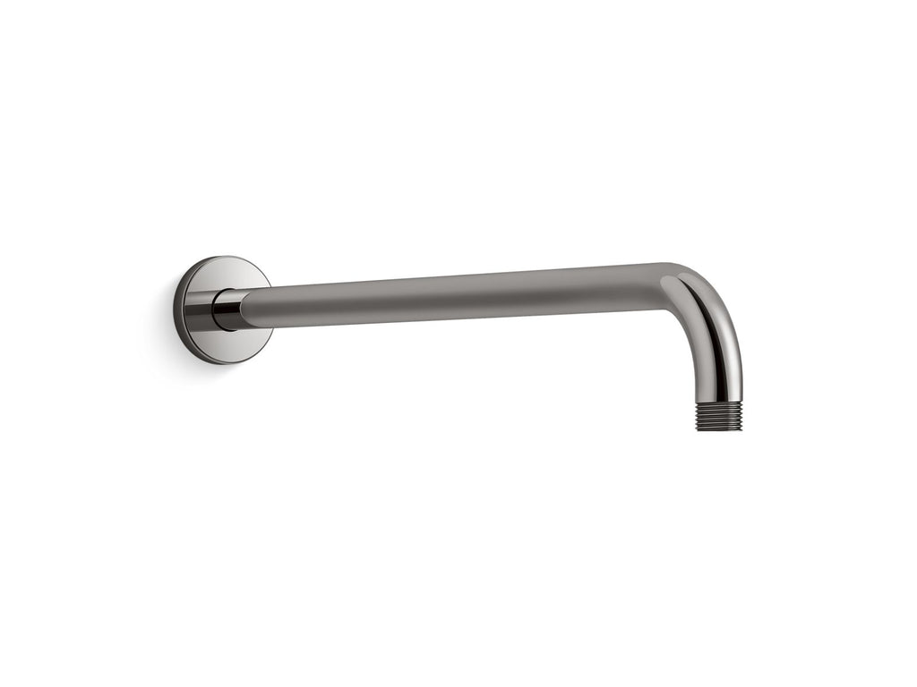 KOHLER K-26307-TT Statement 19" Wall-Mount Single-Function Rainhead Arm And Flange - Vibrant Titanium