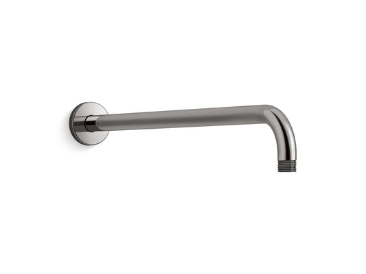 KOHLER K-26307-TT Statement 19" wall-mount single-function rainhead arm and flange - Vibrant Titanium