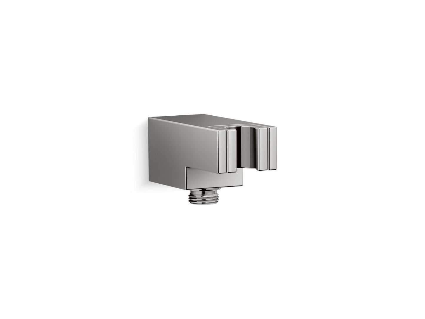 KOHLER K-26310-TT Statement Wall-Mount Handshower Holder With Supply Elbow And Check Valve In Titanium