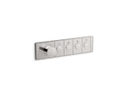 KOHLER K-26348-9-TT Anthem Four-Outlet Recessed Mechanical Thermostatic Valve Control - Vibrant Titanium