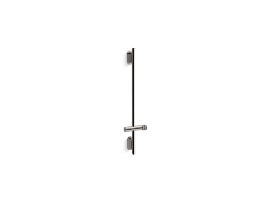 KOHLER K-26314-TT Statement 31-1/2" Deluxe Slidebar With Integrated Water Supply In Vibrant Titanium