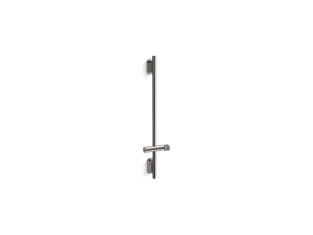 KOHLER K-26314-TT Statement 32" Deluxe Slidebar With Integrated Water Supply - Vibrant Titanium