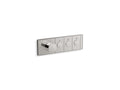 KOHLER K-26347-9-TT Anthem Three-Outlet Recessed Mechanical Thermostatic Valve Control - Vibrant Titanium