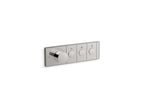 KOHLER K-26347-9-TT Anthem Three-Outlet Recessed Mechanical Thermostatic Valve Control - Vibrant Titanium