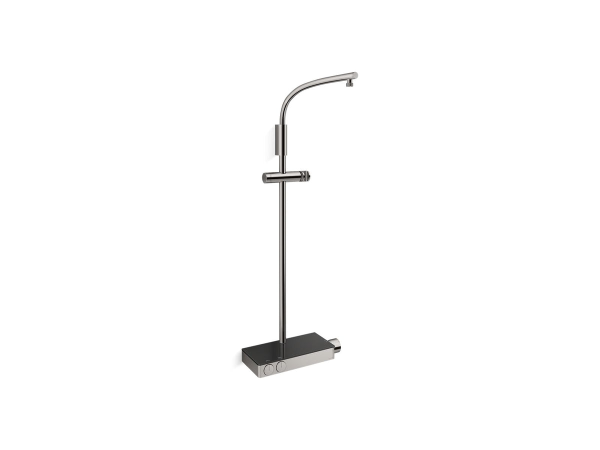 KOHLER K-26337-9-TT Anthem Two-way exposed thermostatic valve with shower column for rainhead and handshower - Vibrant Titanium