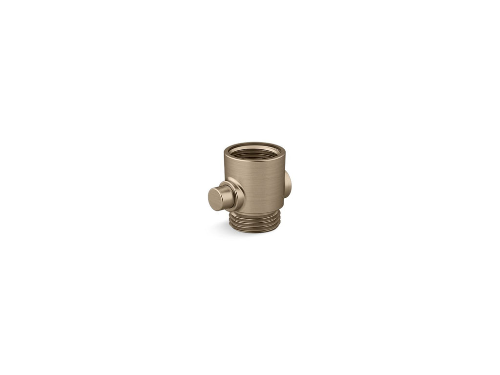 KOHLER K-26311-BV Statement Ada Handshower Hose Adapter - Vibrant Brushed Bronze