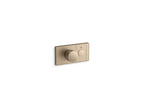 KOHLER K-26345-9-BV Anthem One-Outlet Recessed Mechanical Thermostatic Valve Control - Vibrant Brushed Bronze