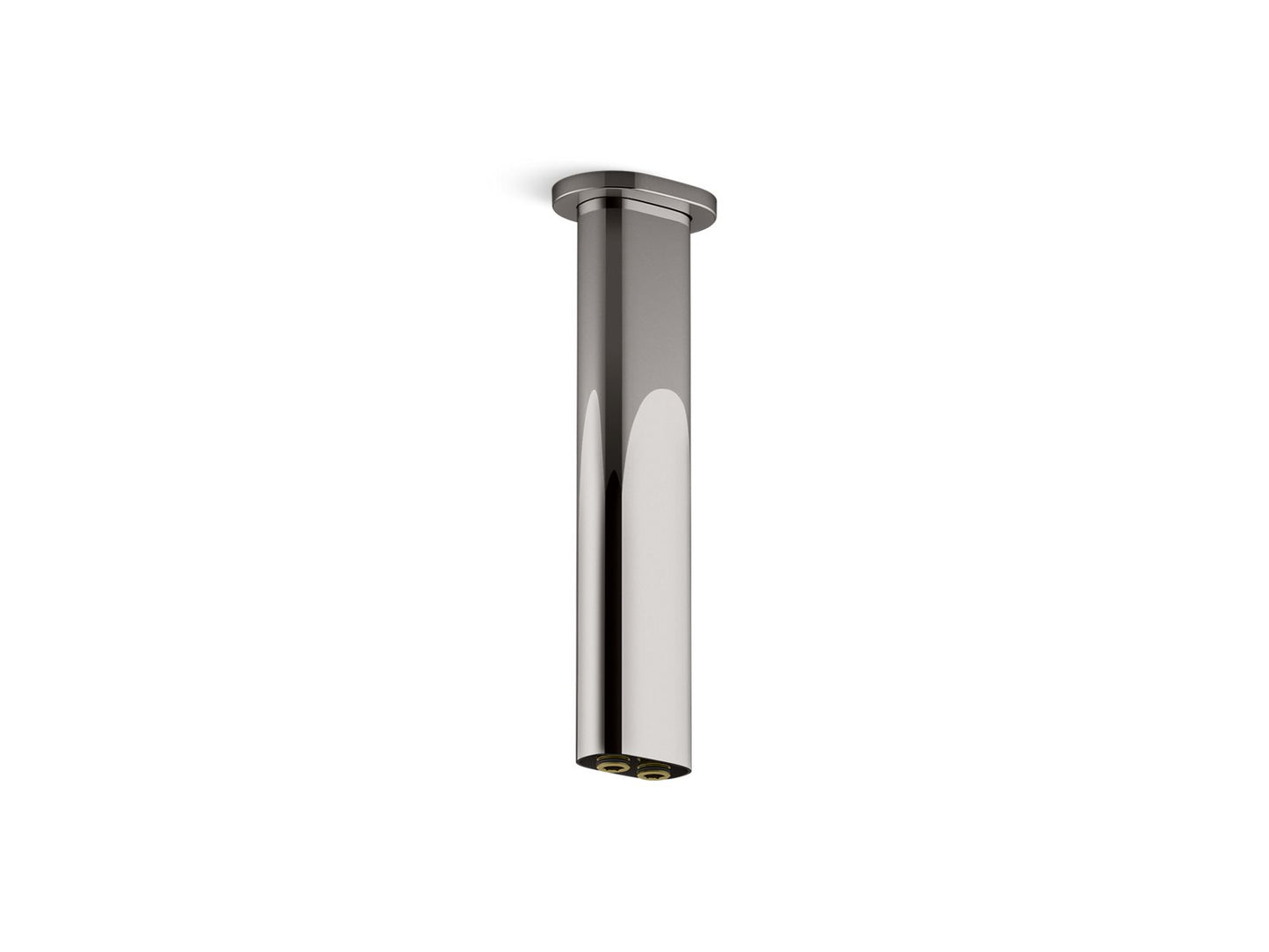 KOHLER K-26326-TT Statement 10" Ceiling-Mount Two-Function Rainhead Arm And Flange In Vibrant Titanium