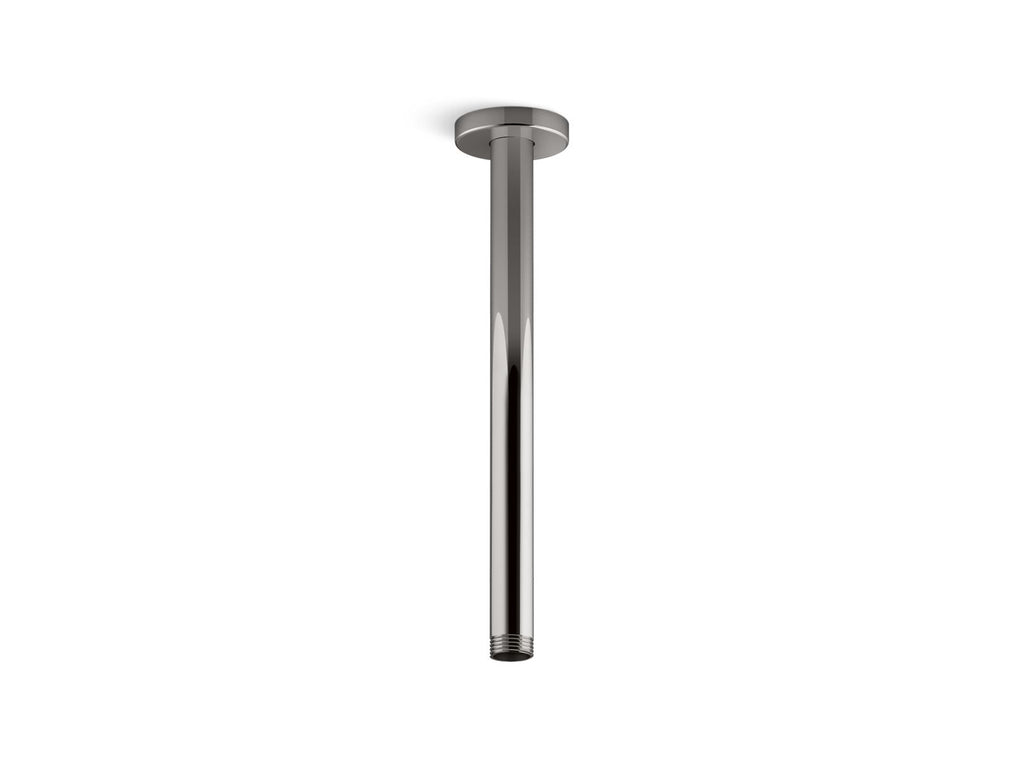 KOHLER K-26321-TT Statement 12" Ceiling-Mount Single-Function Rainhead Arm And Flange - Vibrant Titanium