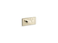 KOHLER K-26345-9-AF Anthem One-Outlet Recessed Mechanical Thermostatic Valve Control - Vibrant French Gold