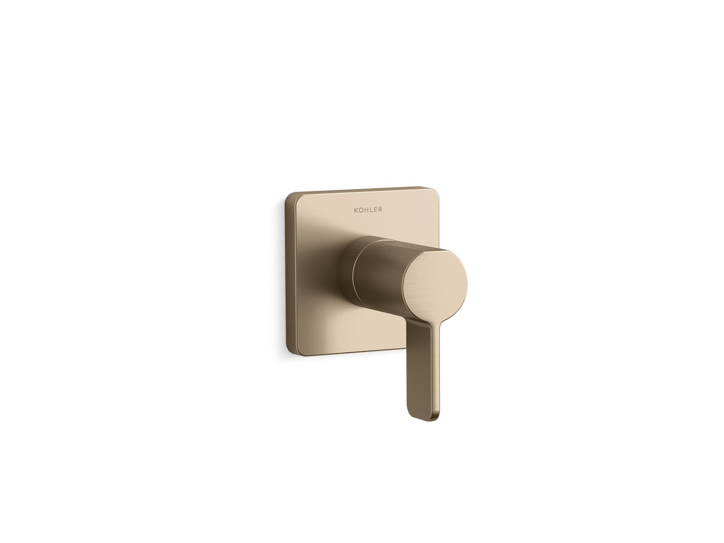 KOHLER K-T23509-4-BV Parallel Transfer Valve Trim With Lever Handle In Vibrant Brushed Bronze