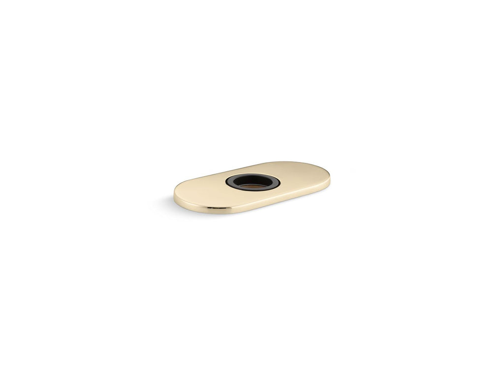 KOHLER K-13478-A-AF 4" Escutcheon Plate For Insight And Kinesis Faucet - Vibrant French Gold