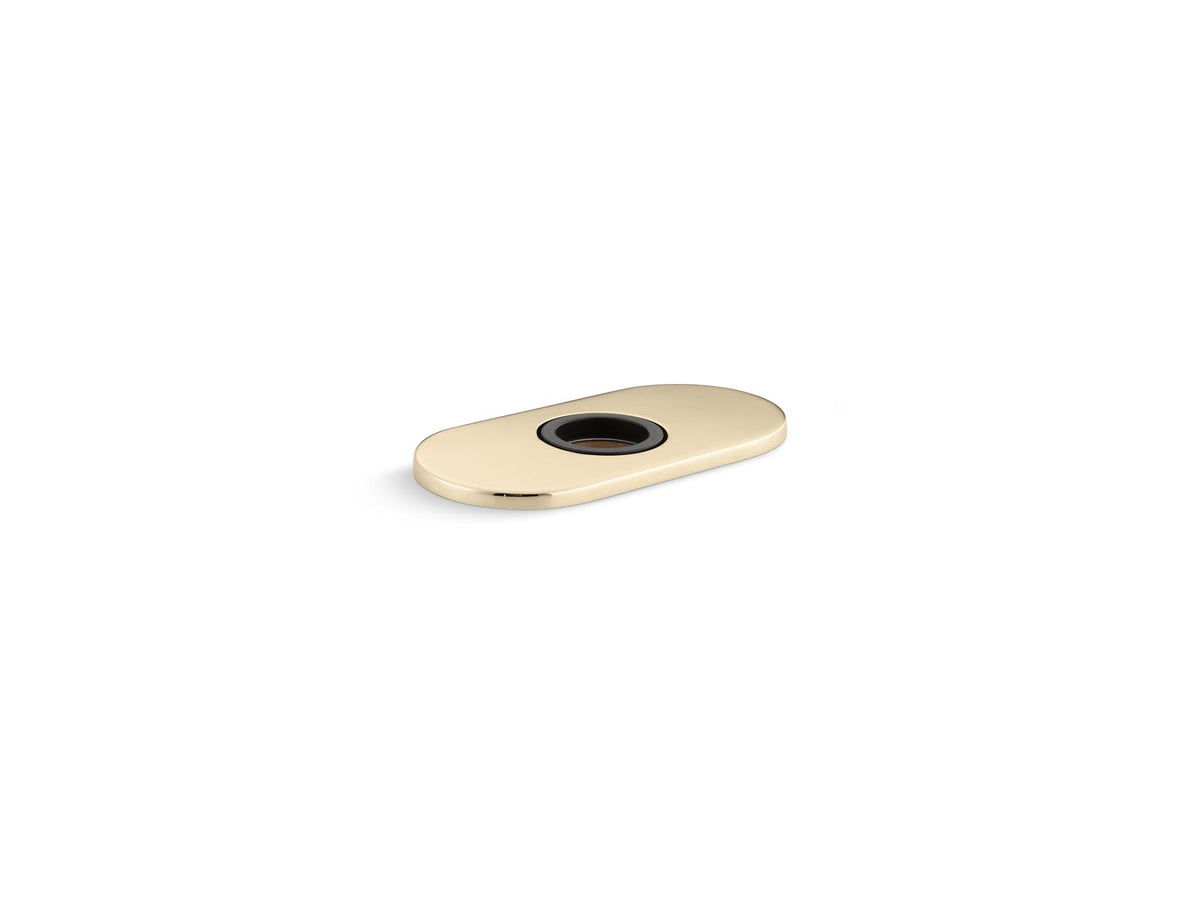 KOHLER K-13478-A-AF 4" Escutcheon Plate For Insight And Kinesis Faucet - Vibrant French Gold