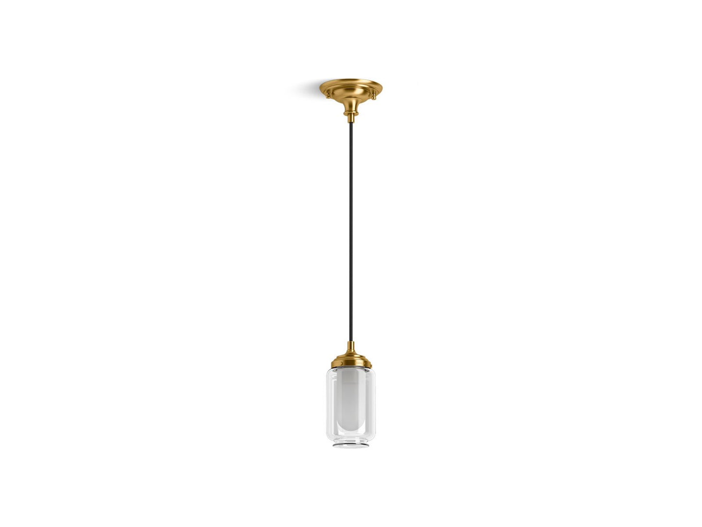 KOHLER K-22653-PE01-2GL Artifacts 4" pendant - Brushed Moderne Brass