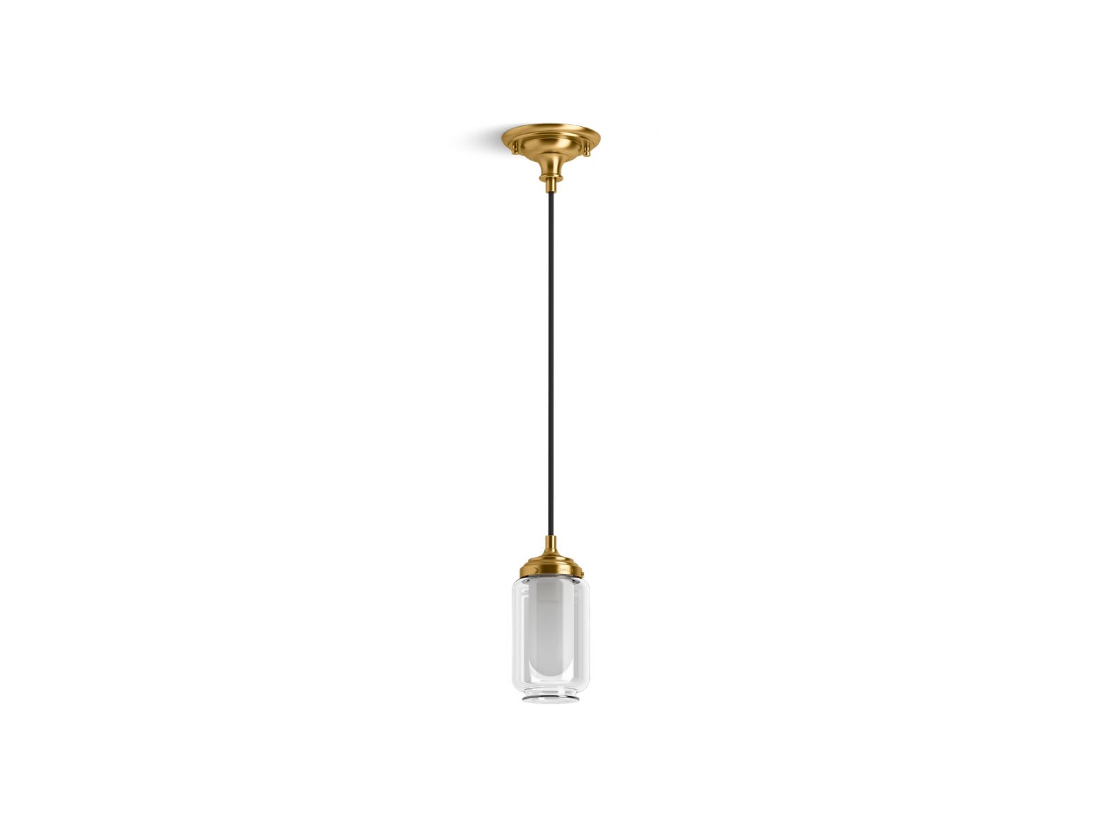 KOHLER K-22653-PE01-2GL Artifacts 4" Pendant - Brushed Moderne Brass