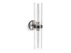 KOHLER K-27263-SC02-TTL Purist Two-Light Sconce - Titanium
