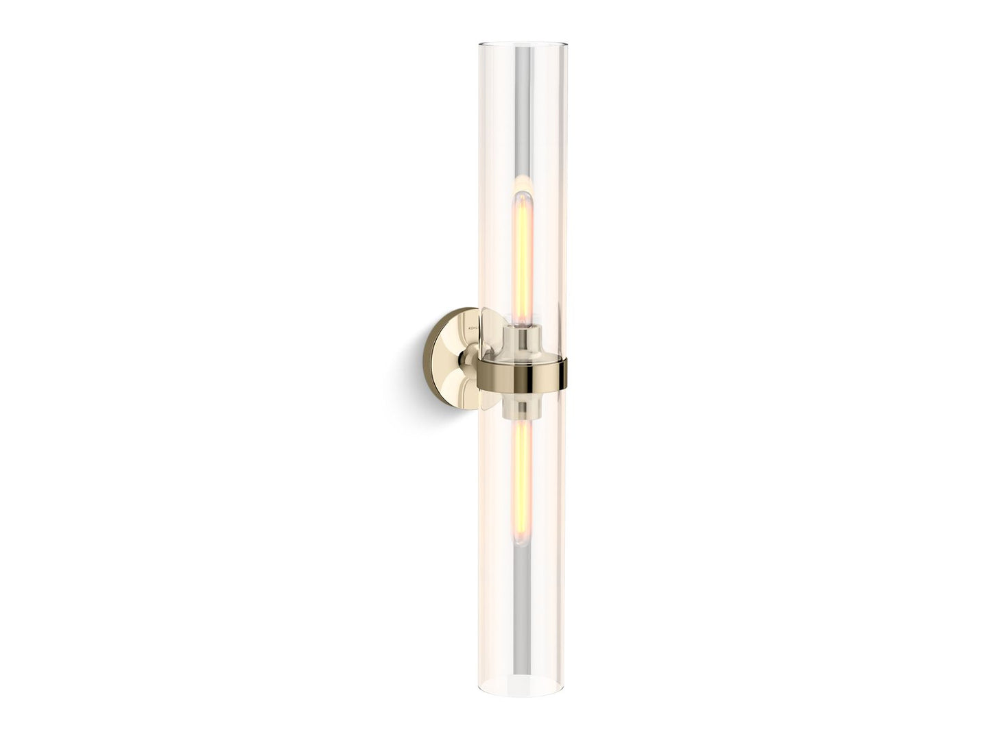 KOHLER K-27264-SC02-AFL Purist Two-Light Sconce In French Gold