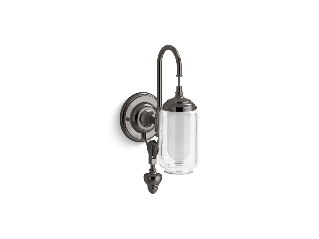 KOHLER K-72581-TTL Artifacts One-Light Adjustable Sconce - Titanium