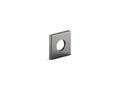 KOHLER K-76335-TT Shower Arm Trim Kit, Square - Vibrant Titanium