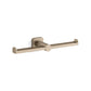 KOHLER K-21897-BV Parallel Double Toilet Paper Holder In Vibrant Brushed Bronze