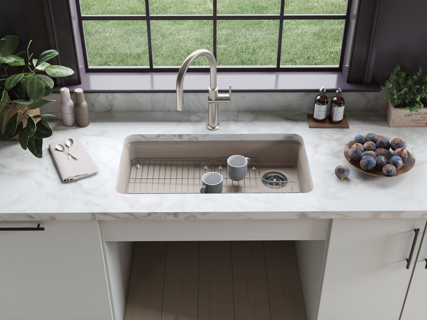 KOHLER K-22974-VS Crue Touchless pull-down kitchen sink faucet with three-function sprayhead - Vibrant Stainless