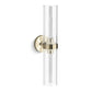 KOHLER K-27263-SC02-AFL Purist Two-Light Sconce In French Gold