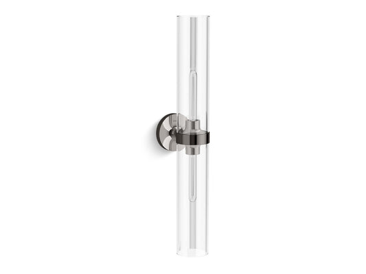KOHLER K-27264-SC02-TTL Purist Two-light sconce - Titanium