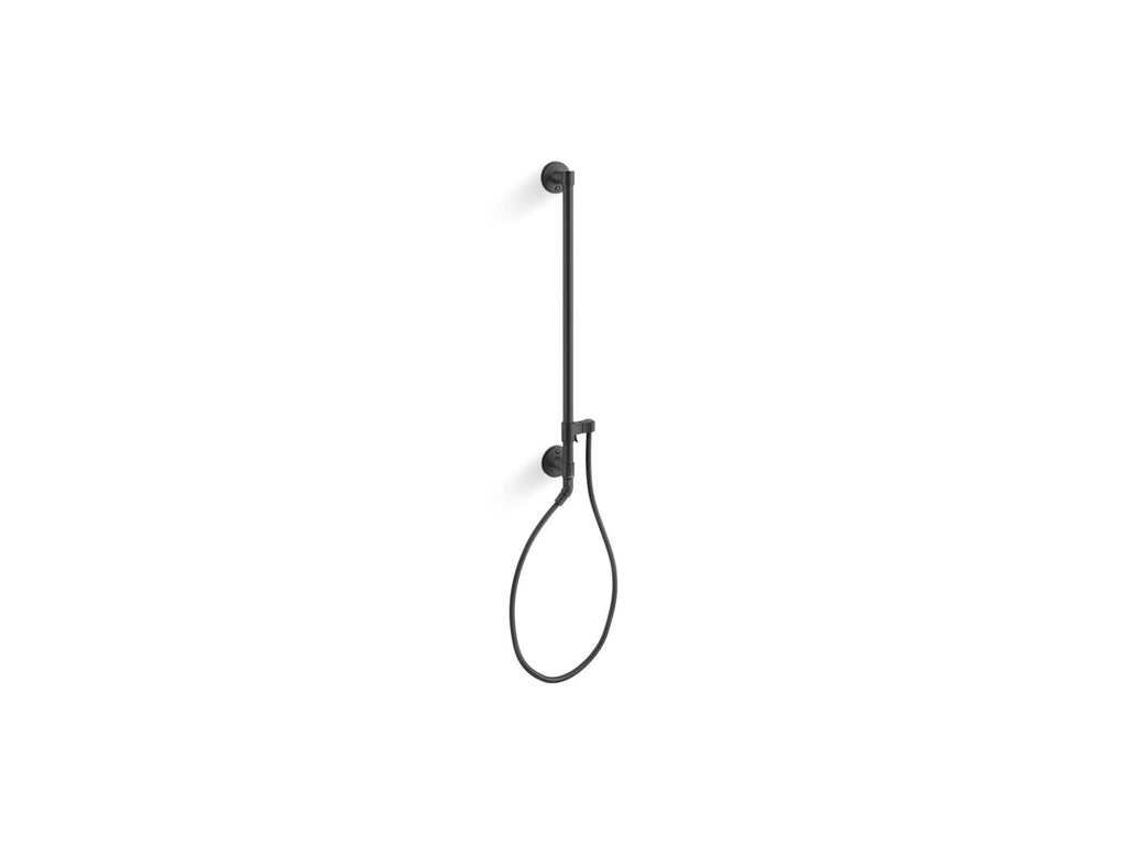 KOHLER K-45903-BL Hydrorail-H Bath/Shower Column - Matte Black