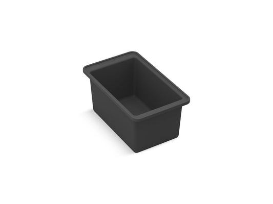 KOHLER K-27789-CHR Cairn Wash Bin In Charcoal