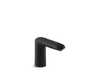 KOHLER K-103K36-SANA-BL Kumin Touchless Single-Hole Lavatory Faucet With Kinesis Sensor Technology, 0.5 Gpm - Matte Black