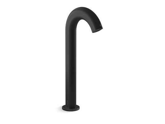 KOHLER K-103B86-SANA-BL Oblo Tall Touchless Faucet With Kinesis Sensor Technology, Ac-Powered In Matte Black