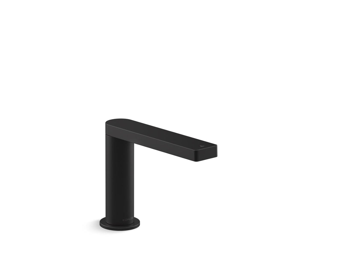 KOHLER K-103C37-SANA-BL Composed Touchless Single-Hole Lavatory Faucet With Kinesis Sensor Technology And Temperature Mixture, Ac-Powered, 0.5 Gpm - Matte Black