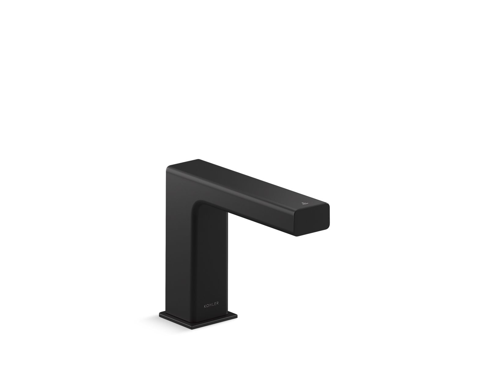 KOHLER K-103S37-SANA-BL Strayt Touchless Faucet With Kinesis Sensor Technology And Temperature Mixer, Ac-Powered - Matte Black