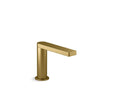 KOHLER K-103C37-SANA-2MB Composed Touchless Single-Hole Lavatory Faucet With Kinesis Sensor Technology And Temperature Mixture, Ac-Powered, 0.5 Gpm - Vibrant Brushed Moderne Brass