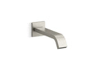 KOHLER K-126L36-SANL-BN Loure Wall-Mount Touchless Faucet With Kinesis Sensor Technology, Hybrid-Powered - Vibrant Brushed Nickel