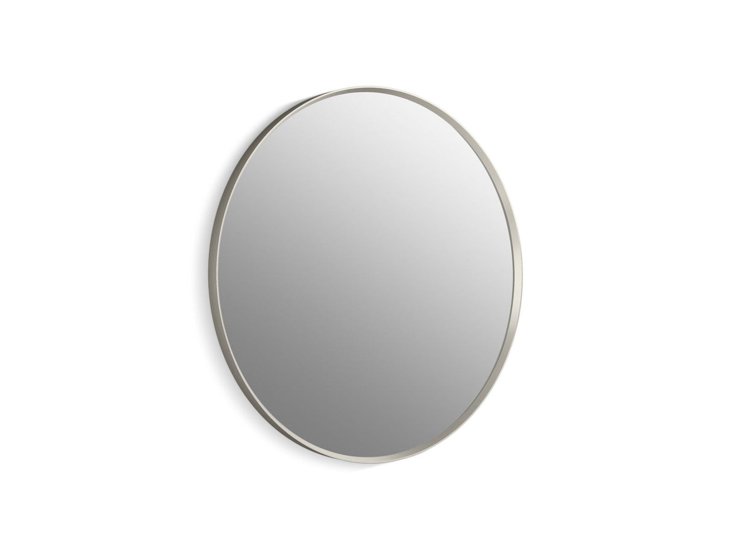 KOHLER K-31368-BNL Essential 32" Round Mirror In Brushed Nickel