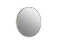 KOHLER K-31368-BNL Essential 32" Round Framed Mirror - Brushed Nickel