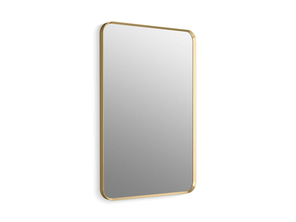KOHLER K-31364-BGL Essential 24" X 36" Rectangular Framed Mirror - Moderne Brushed Gold