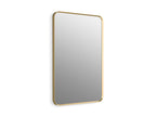 KOHLER K-31364-BGL Essential 24" X 36" Rectangular Framed Mirror - Moderne Brushed Gold
