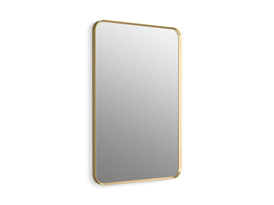 KOHLER K-31364-BGL Essential 24" x 36" rectangular framed mirror - Moderne Brushed Gold