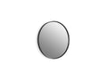 KOHLER K-31367-BLL Essential 22" Round Framed Mirror - Matte Black