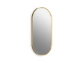 KOHLER K-31371-BGL Essential 18" X 36" Capsule Framed Mirror - Moderne Brushed Gold
